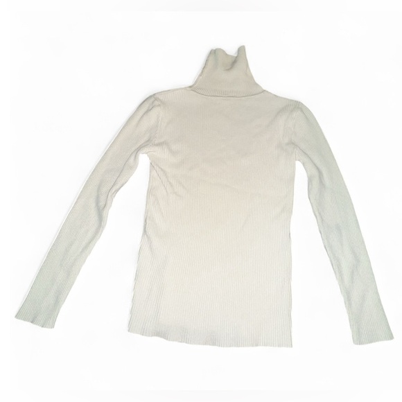 ZARA Women’s White Turtleneck Sweater in Size Small - Picture 4 of 6